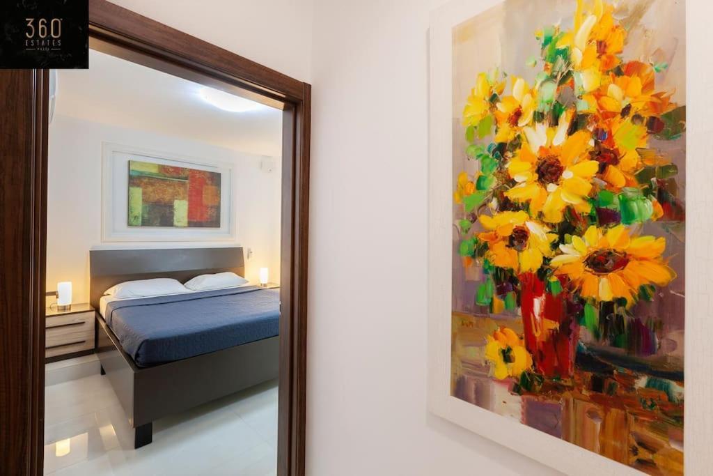 Comfy Apt With Terrace, 5 Mins To Sliema Ferries By 360 Estates Gżira Kültér fotó
