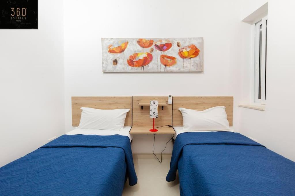 Comfy Apt With Terrace, 5 Mins To Sliema Ferries By 360 Estates Gżira Kültér fotó